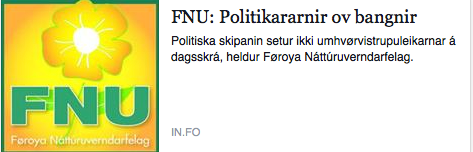 Samrøða: Politikararnir ov bangnir!