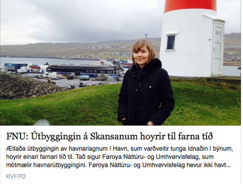 Samrøða við FNU um útbyggingina á Skansanum