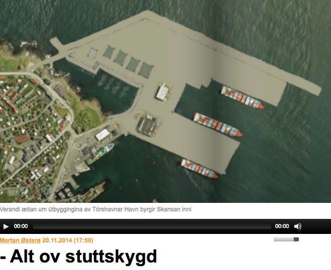 Samrøða við FNU um útbyggingina av Tórshavnar Havn