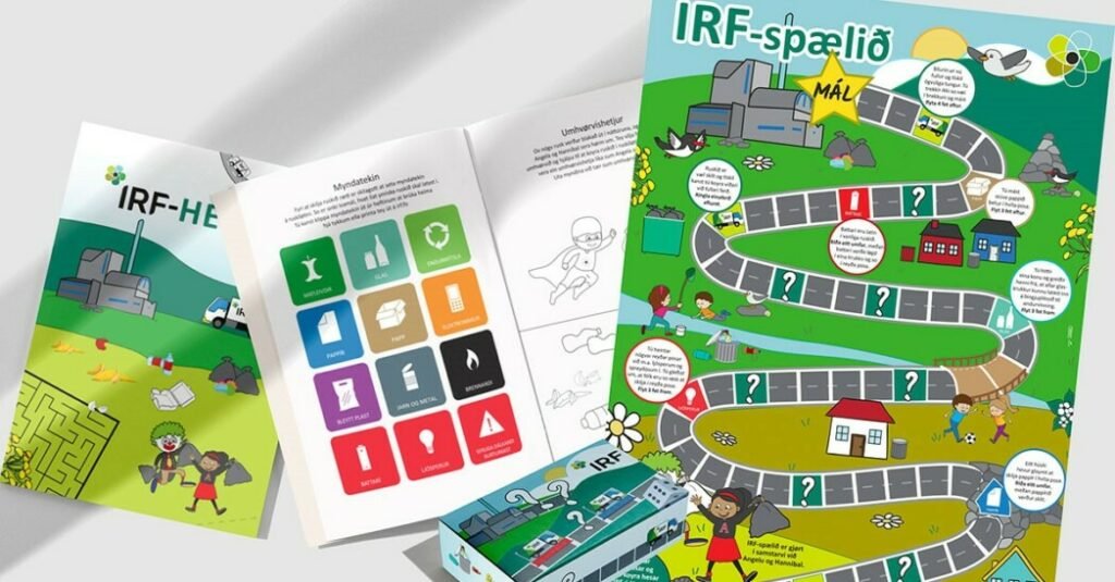 IRF ment føroyskt tilfar til børn um umhvørvi og burturkast