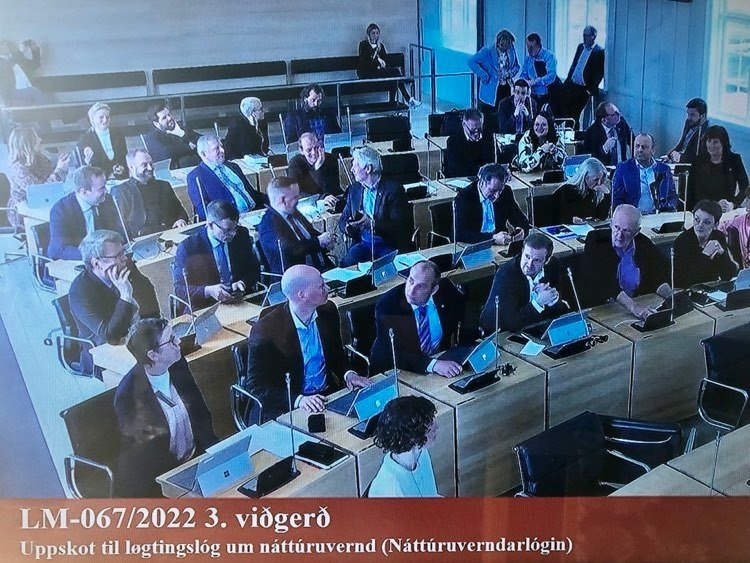 Náttúruverndarlógin er samtykt